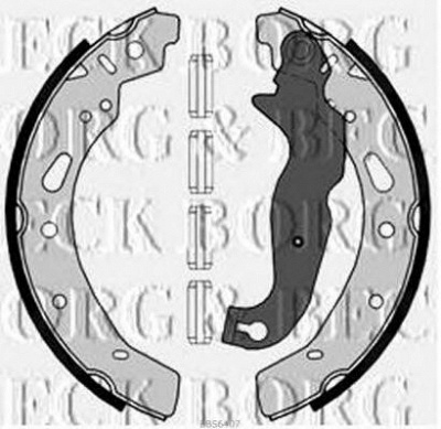 BORG & BECK bbs6407 -  Комплект тормозных колодок